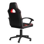 BraZen Ergonomic Office Gaming Chair for Adults Computer Adult Gaming Chair PC Red Mid Back Computer PC Ergonomic Video Gamer Chairs For Adults - Valor (Red)