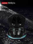 Lenovo GM2 Pro Wireless Earbuds Bluetooth 5.3 Low Latency HD Call, Dual Mode Gaming Headset with Mic (Black)