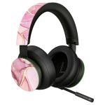 playvital Cosmic Pink Gold Marble Effect Custom Vinyl Skins for Xbox Series S, Wrap Decal Cover Stickers for Xbox Series S Console Controller