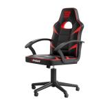 BraZen Ergonomic Office Gaming Chair for Adults Computer Adult Gaming Chair PC Red Mid Back Computer PC Ergonomic Video Gamer Chairs For Adults - Valor (Red)