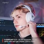 SteelSeries Arctis Nova 5 Wireless - Wireless Gaming Headset for PC - Compatible with PC, PS5, Switch & more - Mobile App Control - 60 HR Battery with Fast Charge - 2.4GHz/Bluetooth - White