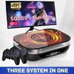 Super Console X4 Plus Retro Game Console 70000+ Games 60+ Emulators s for PS1/PSP/SS/DC/N64/Sega Saturn/DC,Video Game Console S905X4 Android 11
