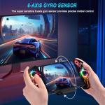 HASACOOL Switch Controllers for Switch/OLED, One-Piece Switch Gaming Controller, Hall Effect Switch Joycon Handheld Grip,Ergonomic Switch Pro Controller with RGB Light,TURBO,Vibration