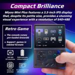 Miyoo Mini Plus Purple Transparent 128GB with Onion OS, Retro Portable Console, All Roms Supported RetroAchievements