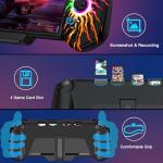 HASACOOL Switch Controllers for Switch/OLED, One-Piece Switch Gaming Controller, Hall Effect Switch Joycon Handheld Grip,Ergonomic Switch Pro Controller with RGB Light,TURBO,Vibration