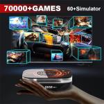 Super Console X4 Plus Retro Game Console 70000+ Games 60+ Emulators s for PS1/PSP/SS/DC/N64/Sega Saturn/DC,Video Game Console S905X4 Android 11