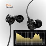 Betron BS10 Earphones Wired Headphones In Ear Noise Isolating Earbuds with Microphone and Volume Control Powerful Bass Driven Sound, 12mm Large Drivers, Ergonomic Design, Black