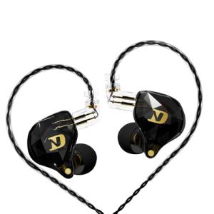 CCA ND NX2 in Ear Monitorm, HiFi IEM Earphones, Deep Bass Sound in Ear Headphones, Clear Sound Gaming Earbuds with Detachable Cable
