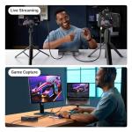 UGREEN Video Capture Card HDMI to USB C Streaming Device 1080P 60fps Game Audio Record 4K Loop Passthrough Compatible with Switch PS5 PS4 Xbox TV Stick iPad Pro DSLR Camera MacBook Laptop PC Quest 3