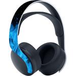 playvital Blue Flame Full Set Skin Decal for ps5 Console Disc Edition,Sticker Vinyl Decal Cover for ps5 Controller & Charging Station & Headset & Media Remote