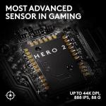 Logitech G PRO X SUPERLIGHT 2 SE wireless gaming mouse, 60 g pro-grade mouse with 5 programmable buttons, 44K DPI sensor, 888+ IPS, 1 kHz report rate, USB-C charging for PC/Mac - White