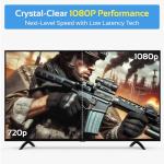 Video Capture Card HDMI to USB, 4K30 Input 1080P60 Output, Low-Lag Streaming for OBS, Plug and Play, for Windows and Mac OS, Game and Recording, Calls