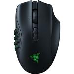 Razer Naga V2 Pro - MMO Wireless Gaming Mouse with HyperScroll Pro Wheel - 3 Swappable Side Plates (HyperSpeed Wireless, Focus Pro 30K Optical Sensor, Optical Mouse Switches Gen-3, Bluetooth) Black