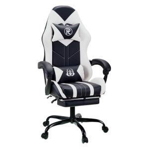 play haha Gaming Chair with Footrest & Lumbar Support,Reclining Swivel Chair,Ergonomic Gaming Chair for Adults, High-Back Racing Style,Adjustable Height with Headrest Pillow