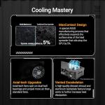 ASUS TUF GAMING RTX5060 OC, PCIe5, 8GB DDR7, HDMI, 3 DP, 2677MHz Clock, RGB Lighting, Overclocked