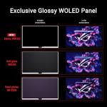 ASUS ROG Strix OLED XG27AQDMG Gaming Monitor 27-inch 1440p Glossy WOLED, 240Hz, 0.03ms, Custom heatsink, Anti-flicker, OLED Care, Uniform brightness, G-SYNC compatible, DisplayWidget Center