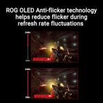 ASUS ROG Strix OLED XG27AQDMG Gaming Monitor 27-inch 1440p Glossy WOLED, 240Hz, 0.03ms, Custom heatsink, Anti-flicker, OLED Care, Uniform brightness, G-SYNC compatible, DisplayWidget Center