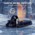 ATTACK SHARK MAMBASNAKE M2 Carbon Fiber Wireless Gaming Mouse, 41g Ultralight, PixArt PAW3395PRO Sensor, Up to 40000 DPI, 100M Clicks, 2.4G/BT/USB-C Wired, for PC/Xbox/PS/Mac - White (with Grip Tape)