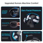 BOBOVR S3 Pro Super Strap VR Accessories Compatible with Meta Quest 3S/Quest 3, 2 IN 1Headstrap and Head air Conditioning, 10000mah Hot-Swappable Battery Pack Fit For Oculus Quest3