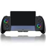 Wireless Switch Pro Controller Replacement for Nintendo Switch/OLED,Programmable One-Piece Hall Effect Joycon Ergonomic Handheld Gaming Controller with Auto Turbo/Vibration/Precise Motion Control/RGB