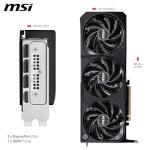 MSI GeForce RTX 5070 Ti 16G SHADOW 3X OC Graphics Card - RTX 5070 Ti GPU, 16GB GDDR7 (28Gbps/256-bit), PCIe 5.0 - Triple Fan Thermal Design (3 x TORX FAN 5.0) - HDMI 2.1b, DisplayPort 2.1b