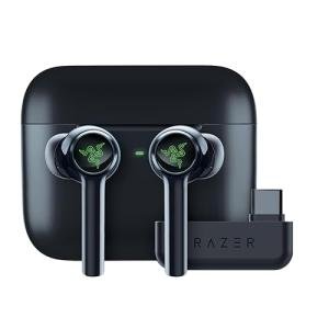 Razer Hammerhead Pro HyperSpeed - True Wireless Gaming Earbuds Chroma RGB (HyperSpeed Wireless, Active Noice Cancellation, Chroma RGB, Bluetooth 5.3) Black