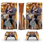 Monicustom Custom Vinyl Skin Sticker Cover for PS5 Slim Disc Edition Console and Controller Personalized PS5 Slim Skin Decal Sticker