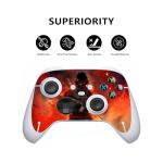 playvital Custom Vinyl Skins for Xbox Series S, Wrap Decal Cover Stickers for Xbox Series S Console Controller - Warfire