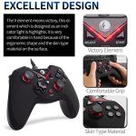 IFYOO-V108-Red V-one Wired USB Gaming Controller Gamepad Joystick for PC (Windows XP/7/8/10) & Steam & Android & PS3 - [Red]
