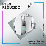 Logitech G 502 x LIGHTSPEED Wireless Gaming Mouse, USB Mouse with Optical/Mechanical Hybrid Switches, Lightforce, Hero 25K Sensor, Compatible with PC, MacOS/Windows, White