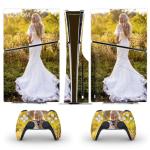 Monicustom Custom Vinyl Skin Sticker Cover for PS5 Slim Disc Edition Console and Controller Personalized PS5 Slim Skin Decal Sticker