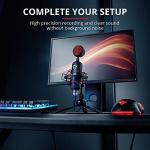 Trust GXT 244 Buzz USB Streaming Microphone, USB Microphone with Clear Audio, Background Noise Reduction, High-end Mount and Tripod Stand, Gaming Microphone for PC, YouTube, Laptop and PS4 - Black