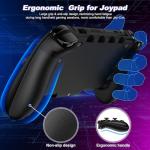 Wireless Switch Pro Controller Replacement for Nintendo Switch/OLED,Programmable One-Piece Hall Effect Joycon Ergonomic Handheld Gaming Controller with Auto Turbo/Vibration/Precise Motion Control/RGB
