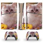 Monicustom Custom Vinyl Skin Sticker Cover for PS5 Slim Disc Edition Console and Controller Personalized PS5 Slim Skin Decal Sticker