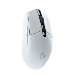 Logitech G305 LIGHTSPEED Wireless Gaming Mouse, HERO 12K Sensor, 12,000 DPI, Lightweight, 6 Programmable Buttons, 250h Battery Life, On-Board Memory, PC/Mac - White