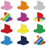 PlayVital Custom Vinyl Decal Skins for ps5 Console, Logo Underlay Sticker for ps5 9 Colors & 3 Classic Retro Styles