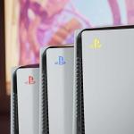 PlayVital Custom Vinyl Decal Skins for ps5 Console, Logo Underlay Sticker for ps5 9 Colors & 3 Classic Retro Styles