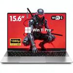 FUNYET 15.6" Gaming Laptop with Win11 Pro, 16GB RAM 512GB (Supports 1TB TF) Notebook, i5-7Y54 Processor, 1920×1080 HD Display Computer, 5000mAh Battery, USB 3.0, BT 5.0, WiFi 5, HDMI, Backlit Keyboard
