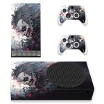 playvital Custom Vinyl Skins for Xbox Series S, Wrap Decal Cover Stickers for Xbox Series S Console Controller - Killing Clown