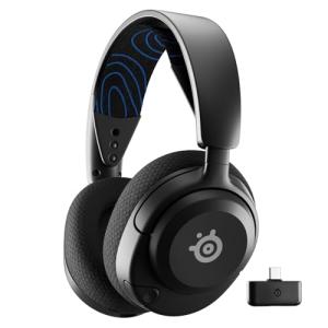 SteelSeries Arctis Nova 5P Wireless - PS5 Gaming Headset - 100+ Audio Presets via App - Neodymium Magnetic Drivers - 60H Battery - 2.4GHz/BT - ClearCast Gen2.X Mic - Supports PS4, PC, Mobile