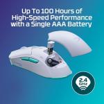 HyperX The Pulsefire Haste 2 Core Wireless | Lightweight gaming mouse | Long battery life Core Sensor | Operating weight of 70 grams | TTC Gold switches | Low-friction skates