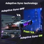 Amzfast 27 inch Curved Gaming Monitor, 240Hz, Full HD 1920x1080p, Fast VA 1500R, 1ms MPRT, 4000:1 Contrast, 130% sRGB, 95% DCI-P3, HDR, Adaptive-Sync, VESA 100X100, HDMI 2.0&DP 1.4 - AMZG27C1 Pro