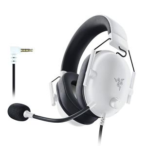 Razer BlackShark V2 X - Multi-Platform Wired Esports Headset (Triforce 50 mm Drivers, Advanced Passive Noise Cancellation, 7.1 Surround Sound, Hyperclear Cardioid Mic) White