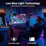 Amzfast 27 inch Curved Gaming Monitor, 240Hz, Full HD 1920x1080p, Fast VA 1500R, 1ms MPRT, 4000:1 Contrast, 130% sRGB, 95% DCI-P3, HDR, Adaptive-Sync, VESA 100X100, HDMI 2.0&DP 1.4 - AMZG27C1 Pro