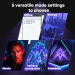 Amzfast 27 inch Curved Gaming Monitor, 240Hz, Full HD 1920x1080p, Fast VA 1500R, 1ms MPRT, 4000:1 Contrast, 130% sRGB, 95% DCI-P3, HDR, Adaptive-Sync, VESA 100X100, HDMI 2.0&DP 1.4 - AMZG27C1 Pro