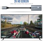 VIXLW Video Capture Card, 4K HDMI to 1080P USB C Video Recording Card for Gaming, Streaming, Conference - Windows, Mac OS, PS4, Switch, Xbox
