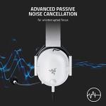 Razer BlackShark V2 X - Multi-Platform Wired Esports Headset (Triforce 50 mm Drivers, Advanced Passive Noise Cancellation, 7.1 Surround Sound, Hyperclear Cardioid Mic) White