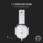 Razer BlackShark V2 X - Multi-Platform Wired Esports Headset (Triforce 50 mm Drivers, Advanced Passive Noise Cancellation, 7.1 Surround Sound, Hyperclear Cardioid Mic) White