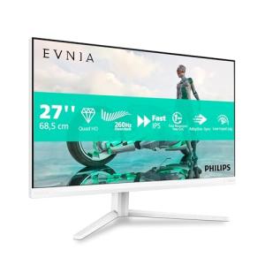 PHILIPS 27M2N3501PA 27 Inch QHD Monitor, 260Hz, Fast IPS, 0.3ms MPRT Adaptive Sync HDR400 Height Adjustment (2560x1440,HDMI 2x 2.0,DP 1x 1.4) Black