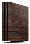 Calvero Studio WOOD Skin Mahogany Decal Vinyl Sticker + 2 Controller Skins Set Compatible with PS4 Pro Console